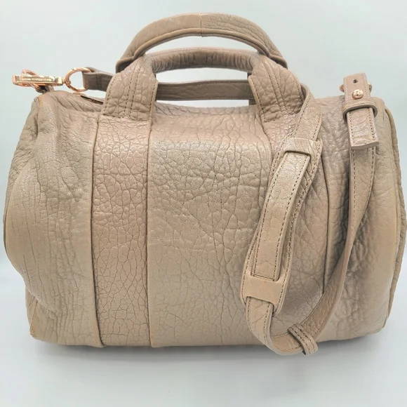 Alexander Wang Rocco Textured Leather Studded Satchel - Picture 2 of 16